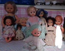 LOTTO BAMBOLE VINTAGE DOLLS