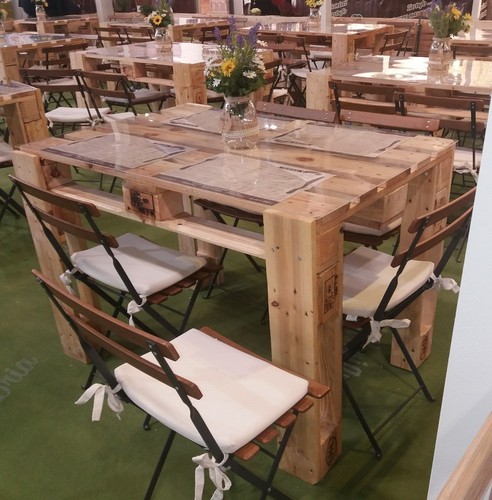 Tavolo legno massello con - tavolo,