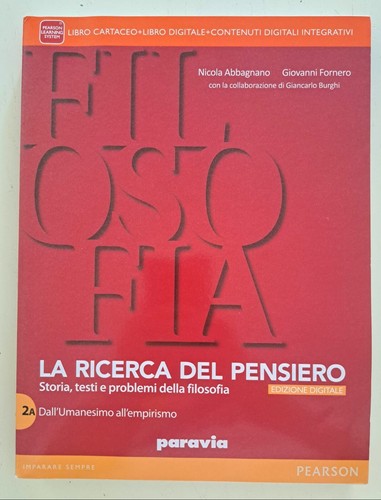 Abbagnano fornero la ricerca - abbagnano,, fornero: