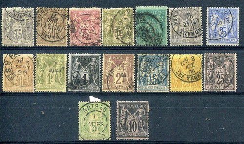 Francia 1876 1900 lotto - 1876-1900, sage