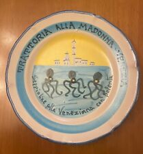 Piatto Del Buon Ricordo Trattoria Alla Madonna VENEZIA - CAS A MANO timbro 1E-B5