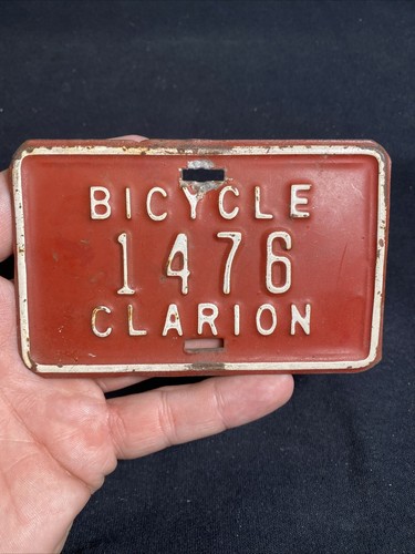 Targa bicicletta vintage