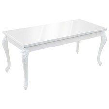 Tavolo da Pranzo 179x89x81 cm Bianco Lucido