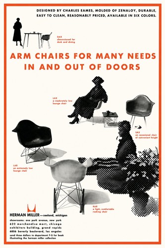 Poltrone eames poster vintage - eames,