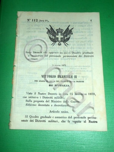 Regno italia regio - regno, d'italia
