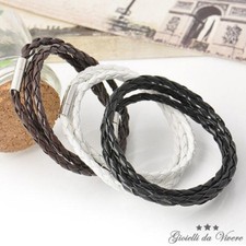 braccialetto bracciale cuoio