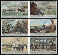 FIGURINE LIEBIG - SANG  1297 UNI 1296 - PESCA NEI MARI DEL NORD - Ed. ITALIANA