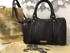 Burberry Borsa Bauletto Pelle Marron 