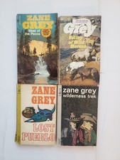 Zane grey books lot vintage - zane,