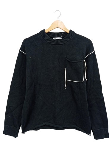 Zara maglione uomo nero - zara,