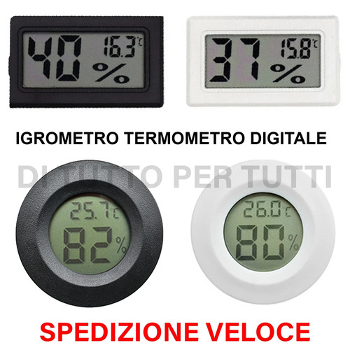 Termometro igrometro digitale - termometro,