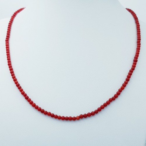 Filo collana corallo - 3,
