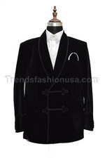 Giacca Smoking Nera Da Uomo