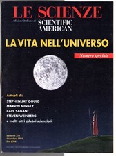 LE SCIENZE - N 316, DICEMBRE - 1994 - LA VITA NELL'UNIVERSO