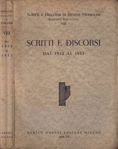 Scritti discorsi dal 1932 al - e,