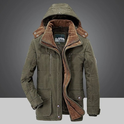Men fleece lined cotton - uk,