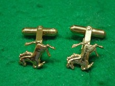 FERRARI GEMELLI PER POLSINI DA CAMICIA DORATI ORIGINALI VINTAGE (1N)