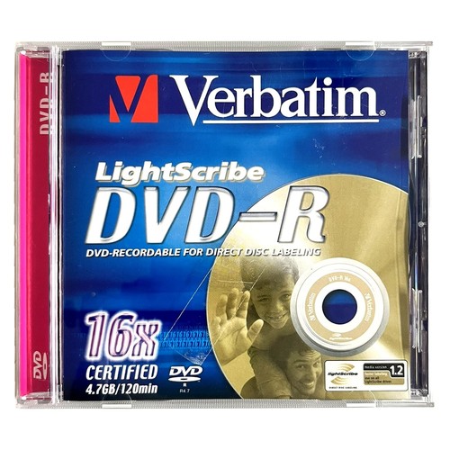 Verbatim lightscribe dvd 7 - lightscribe, 4,7