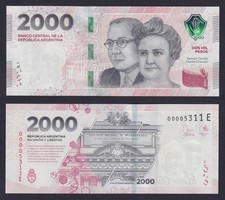 Banconota Argentina 2000 pesos