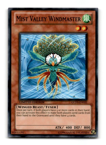 Yugioh gld3 en033 mist valley - yugioh, #gld3-en033