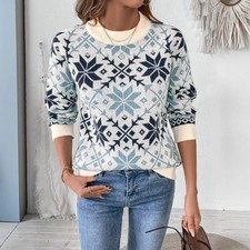 Maglione donna blu - donna, girocollo