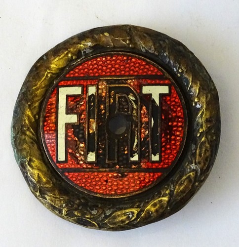 Fiat stemma smaltato per auto - -stemma,