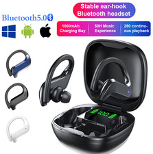 CUFFIE BLUETOOTH IMPERMEABILI AURICOLARI PER SPORT WIRELESS PER ANDROID IPHONE