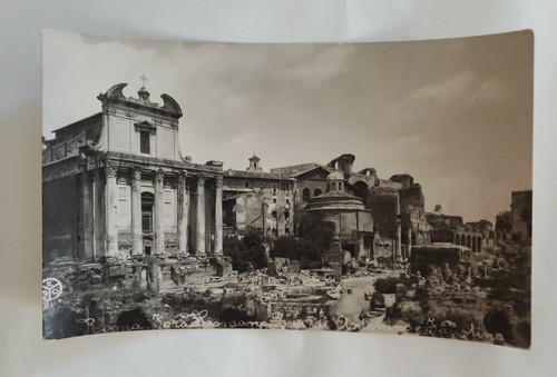 Cartolina rppc roma italia - cartolina,