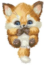 SCHEMA PUNTO CROCE BABY SHOWER