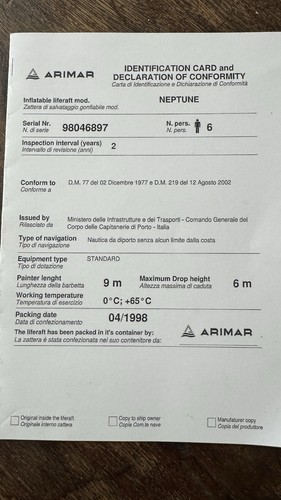 Zattera arimar - zattera,