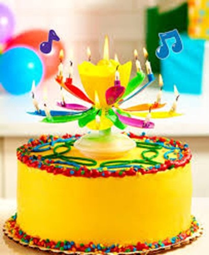 Candele compleanno fiore