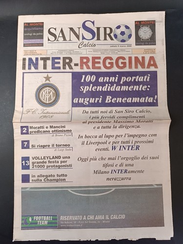 Giornale san siro - san, inter
