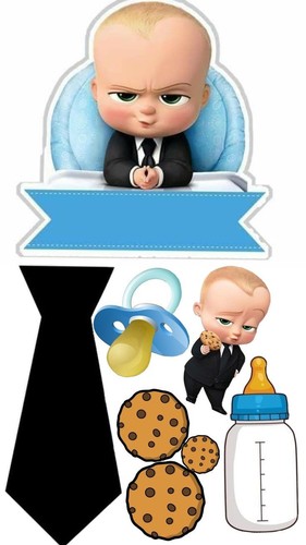 Boss baby topper per torta - baby,