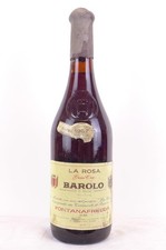 barolo fontanafredda la rosa grand cru rouge 1967 - piémont Italie