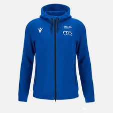 BASKET ITALIA – FELPA CAPPUCCIO COTONE PALLACANESTRO - MACRON - Stagione 2023/24