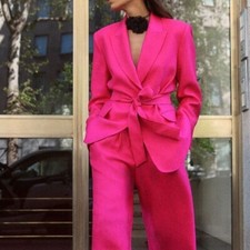 New zara ss24 fuchsia blazer - ss24,