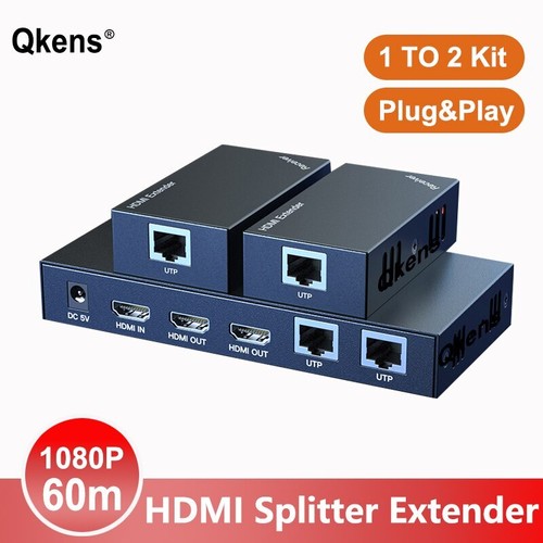 Prolunga hdmi rj45 1x2 tramite - 1x2,