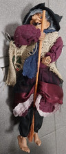 Befana con scopa cm 35 circa