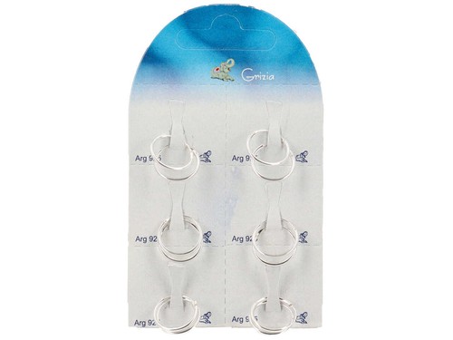 Cerchietti argento 2x14mm - cerchietti,