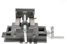 Morsa a Croce 100mm 4" Regolabile Ganasce per Trapano a Colonna da Banco