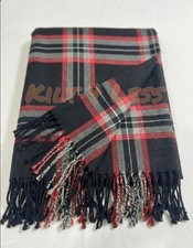 Flyplaid in tartan Streghe di Scozia - Scialle scozzese con viola a mano - 54” x 54”