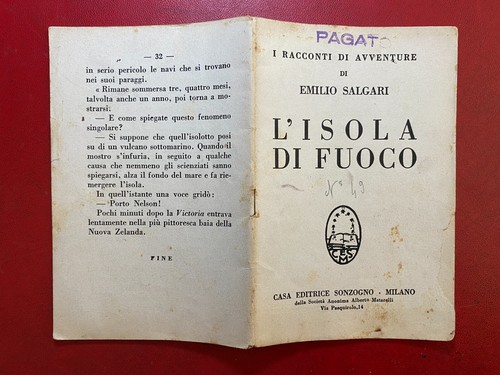 Emilio salgari isola - salgari, l'isola
