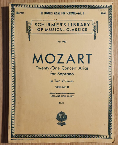 Mozart arie concerto per - 21,
