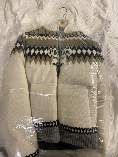 Prada uomo piumino cappotto - prada,