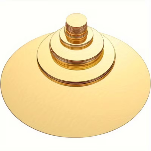 Gold spiegel rund scheiben - gold,