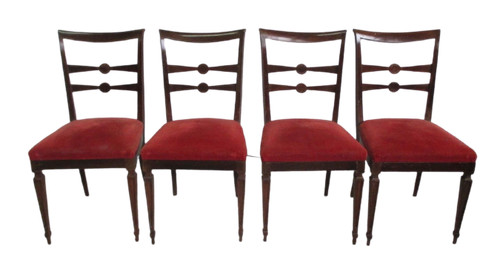 Gruppo quattro sedie stile - gruppo,