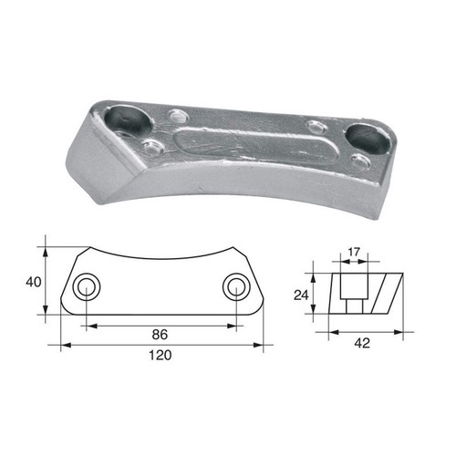 Anodo per motori volvo - per,