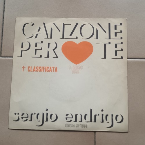 Sergio endrigo canzone per - sergio, te