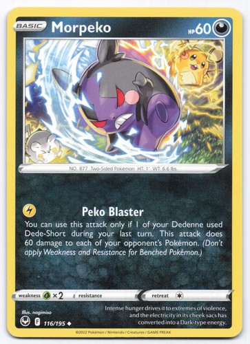Pokémon tcg morpeko 116 195 - tcg, 116/195