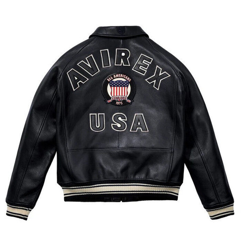 Avirex men black real - black,